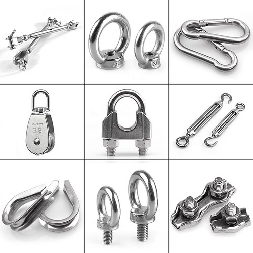 Ganci acciaio inox - ganci,